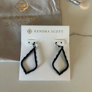 Kendra Scott Black Geometric Earrings